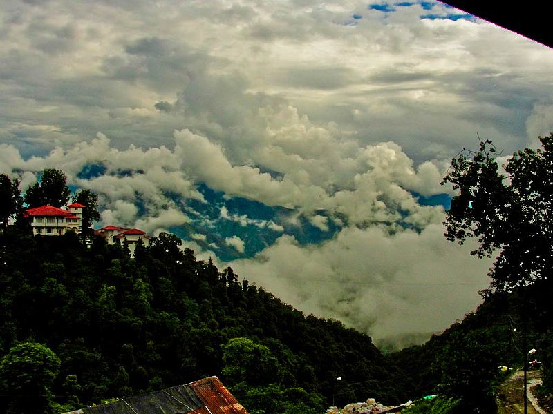 snow fall in mussorie