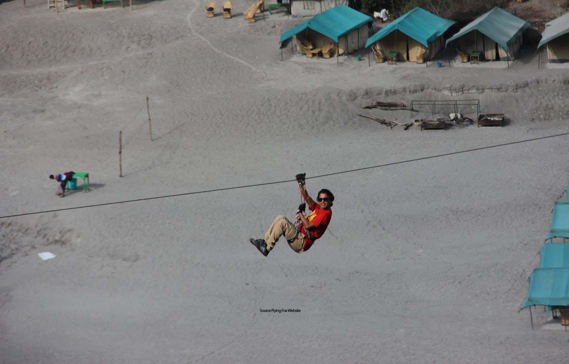 Flying Fox adventure in Rishikesh