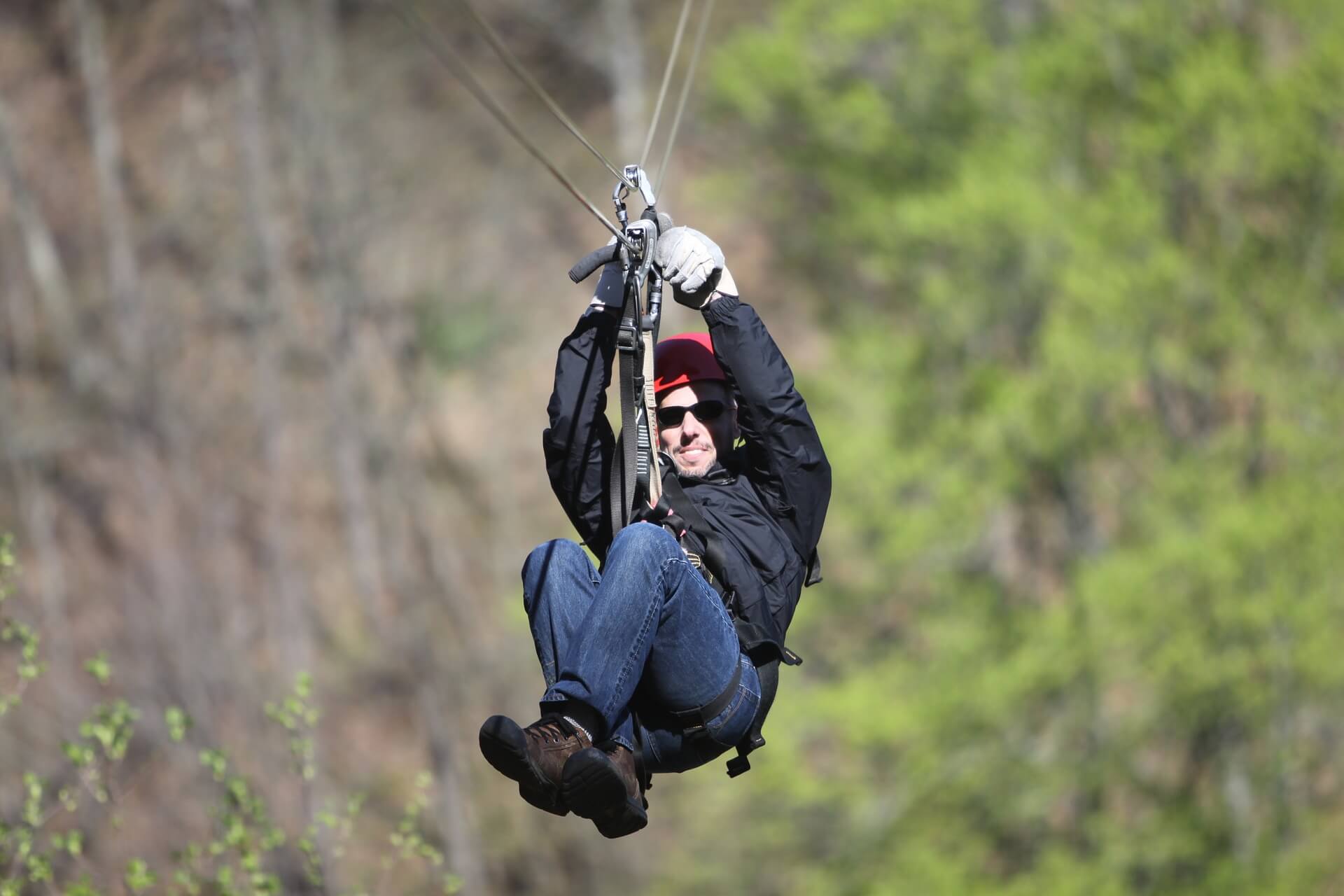 zip line in Rishikesh